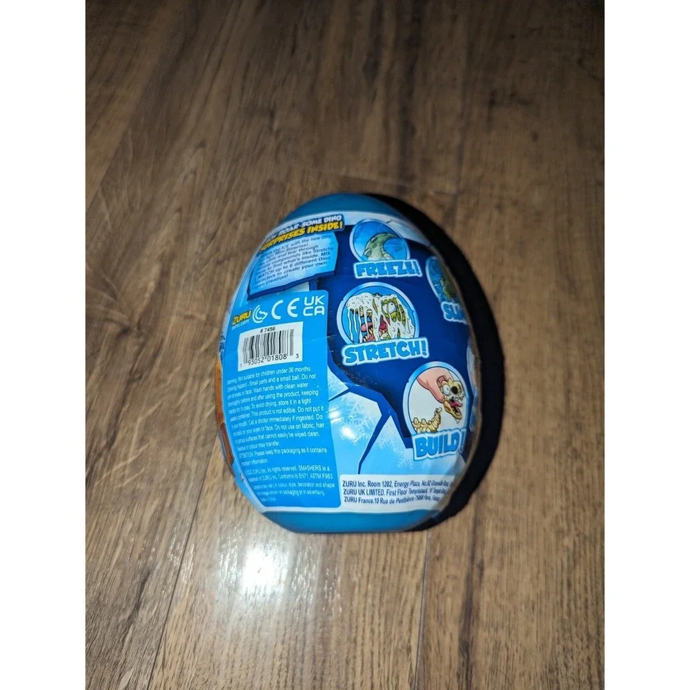 ZURU Smashers Dino Ice Age Surprise Mini Egg Blue Series 3 Mystery Toy 10 Pieces
